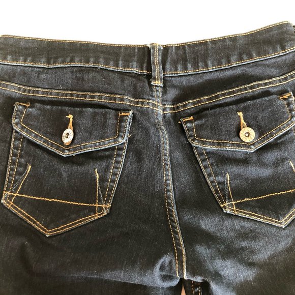 Simply Vera Vera Wang Blue Capris Size 6P - Picture 6 of 8